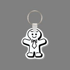 Key Ring & Punch Tag - Gingerbread Man Cookie