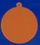 Custom Orange Hook Medallion For Hawaiian Necklace, Price/piece