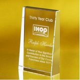 Custom Awards-optical crystal award/trophy 4 inch high, 6