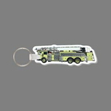 Key Ring & Full Color Punch Tag - Fire Truck