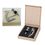 Custom Budget Wine Opener And Stopper Set In Light Wood Colored Case, 4 1/2"" W x 5 3/8"" H x 1/1/4"" L, Price/piece
