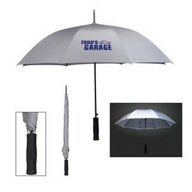 Custom 46" Arc Rain Delay Reflective Umbrella