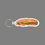 Key Ring & Full Color Punch Tag - Submarine Sandwich Hoagie, Price/piece