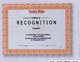 Custom Certificate (1 Color)