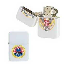 Custom Oil Flip Top Wick Style Lighter (Without Oil) w/4 Color Process, 2.25" L x 1.4375" W