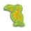 Custom Animal Embroidered Applique - Yellow Bird, Price/piece