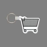 Key Ring & Punch Tag - Empty Grocery Cart