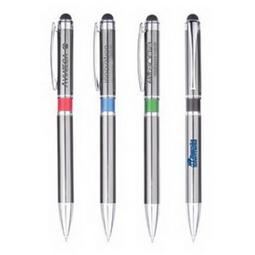Custom Stylus Ballpoint Pen, The Exquisitor Stylus & Pen, 5.75" L