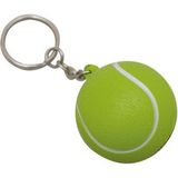 Custom Stress Tennis Ball Keyring, 40mm L x 40mm W x 40mm H