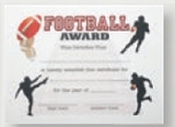 Custom Stock Certificate (Football)
