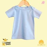Custom Infant Cotton Short Sleeve T-Shirt w/Lap Neck ( Pastel Colors)