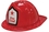 Child's Plastic Fire Chief Hat with Custom Label on Side of Hat, Price/piece