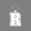 Custom Key Ring & Punch Tag - Letter "R", Price/piece