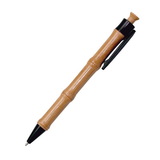 Custom Bamboo Ballpoint Pen with Clicker