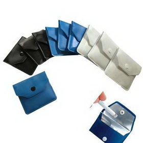 Custom Portable Ashtray Bag, 3 1/10" L x 3 1/10" W