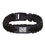 Custom Paracord Bracelet With Metal Plate, 9 1/2" H, Price/piece