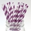 Paper Straws BLANK- 7.70" x .25" Biodegradable Purple, Price/piece