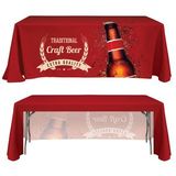 Custom 6' Customized Open Back Throw Style Table Cover
