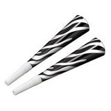 Custom Zebra Print Horns