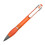 Custom Translucent Retractable Pen w/Molded Grip & Clip, Price/piece