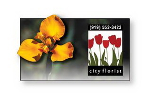 Lenticular Magnetic Business Card 40 mil (2" x 3.5") Digital Full Color Custom Imprint