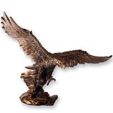 Blank Brass Resin Attacking Eagle Trophy W/1/4