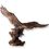 Blank Brass Resin Attacking Eagle Trophy W/1/4" Rod (13"X16")(Without Base), Price/piece
