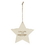 Custom Wood Ornament - Star, 4" H, Price/piece