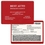 Custom Copy Guard Vinyl Insurance Card Holder / 5 3/4"x4 1/16", Price/piece