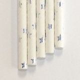 Custom Paper Straws Silver Star Pattern - 7.70