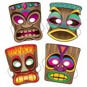 Custom Tiki Masks, 10" L