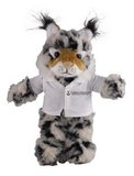 Custom Soft Plush Wild Cat (Lynx) in Doctor's Jacket 8