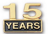 Custom Cutout 15 Year Stock Pin