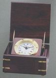 Blank Rosewood Clock w/ Brass Accents (6