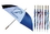 Custom 2-Tone Wind-Proof Golf Umbrella w/ Steel Shaft (58" Arc), Price/piece