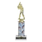 Custom Single Column Baseball Trophy w/Figure (11