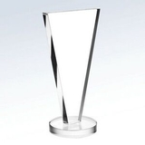 Custom Large Crystal Success Award, 4 1/2