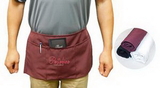 Custom Maroon 3 pockets polyester waist apron