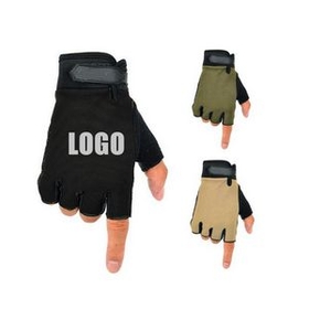 Custom Half Finger Sports Gloves, 3.4" L x 5.1" W x 4.5" H