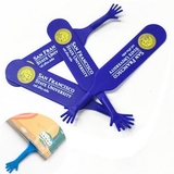 Custom Silicone Hand-Shaped Bookmarks, 6 1/3