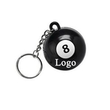 Custom Promotional Magic 8-Ball Key Chain, 1.77