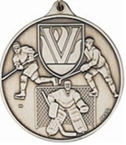 Custom 400 Series Stock Medal (Hockey Player) Gold, Silver, Bronze