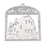 Oval Custom Etched Ornament (4"x2"), Price/piece