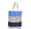Custom Canvas Tri Color Professional Tote Bag, 15" W x 15" H x 3" D, Price/piece