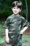 Custom Hawks Bay Camouflage Youth T-Shirt