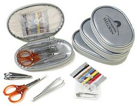 Custom Silver Flash All-In-One Travel Kit, 4 3/4" W X 3" H