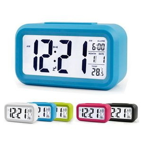 Custom Smart LED Alarm Clock, 5 5/16" L x 1 3/4" W x 3" H