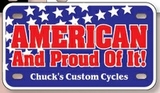 Custom Motorcycle License Plates-6-Ply All-Weather Card
