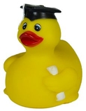 Custom Temperature Graduation Rubber Duck, 2 3/4