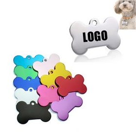 Custom Pet Dog Collar Accessories ID Tag, 1.5" L x 1" W